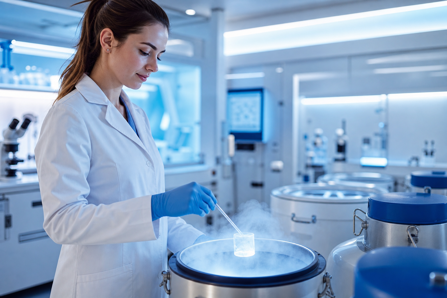 Egg freezing and embryo freezing fertility preservation at AnuSri Hospitals Secunderabad